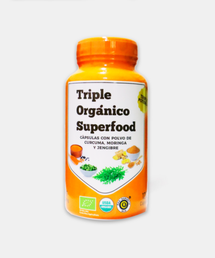 Triple Orgánico Superfood - 120 cápsulas