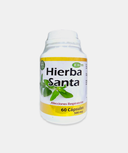 Hierba Santa 60 cápsulas 500mg